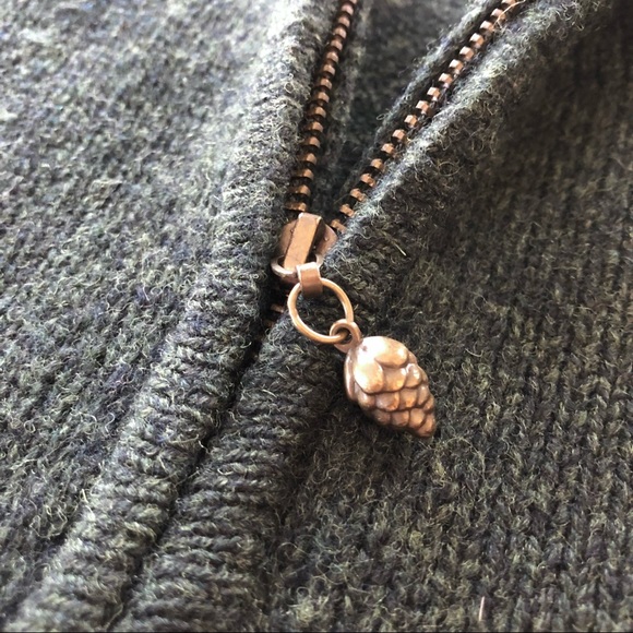 Woolrich Green and Red Cowl Neck Sweater - Picture 8 of 14